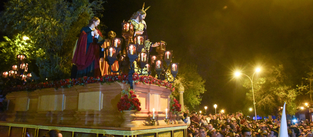 Procesión Nuestro Padre Jesús de la Salud en el Beso de Judas de la hermandad de
Puerta Nueva de Córdoba 2026