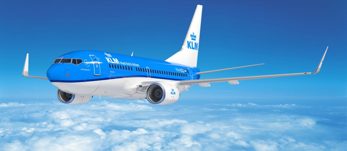 Avión de pasajeros de KLM