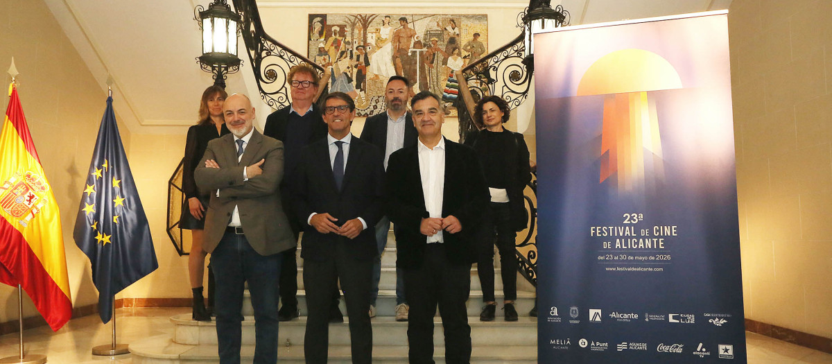 Rueda de prensa de la presentación del jurado del Festival de Cine de Alicante