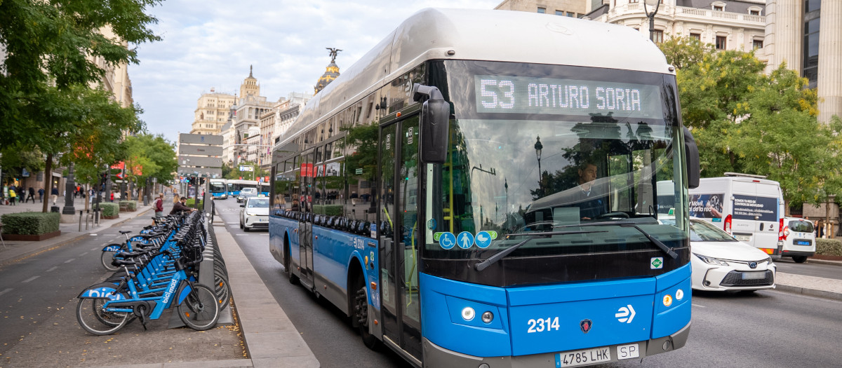 Autobús de la EMT de Madrid