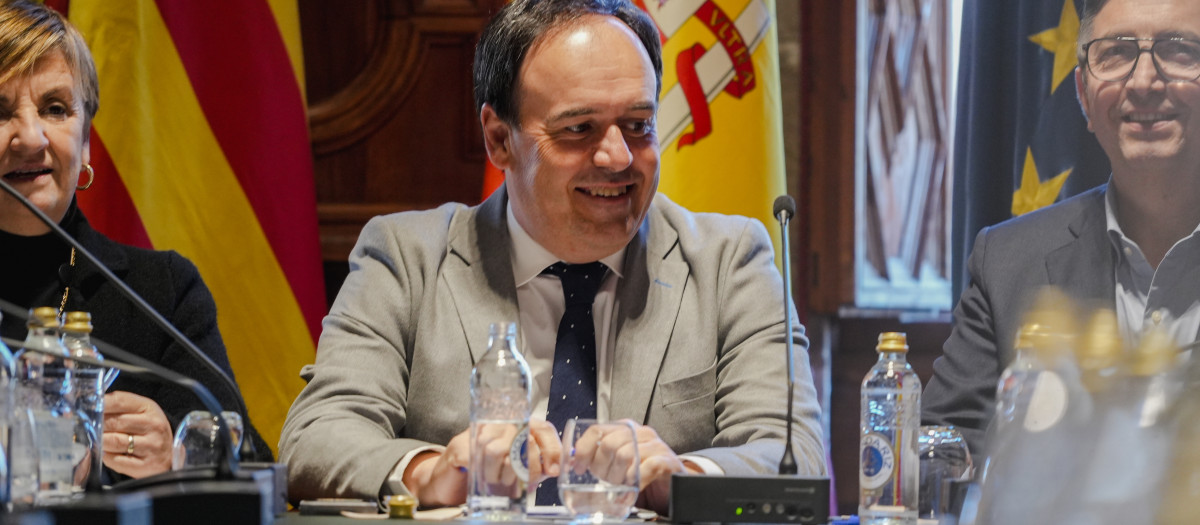 Imagen del presidente de la Generalitat tomada este lunes