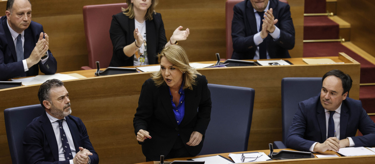 Imagen de Susana Camarero tomada en las Cortes Valencianas