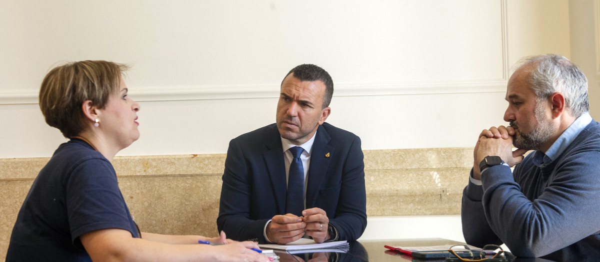 Imagen de la reunión celebrada este martes en la Diputación de Valencia