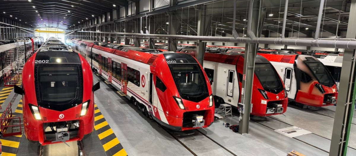 Los nuevos trenes de Cercanías de Madrid fabricados por Stadler