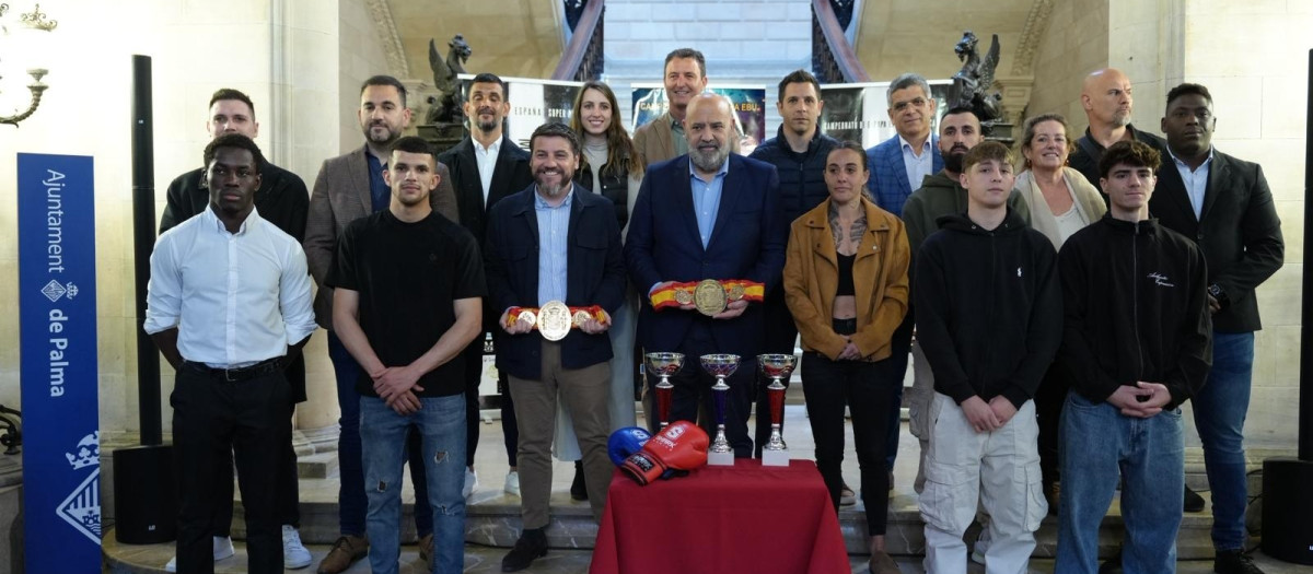 Presentación del III Ciutat de Palma de Boxeo

REMITIDA / HANDOUT por AYUNTAMIENTO DE PALMA
Fotografía remitida a medios de comunicación exclusivamente para ilustrar la noticia a la que hace referencia la imagen, y citando la procedencia de la imagen en la firma
13/4/2026
