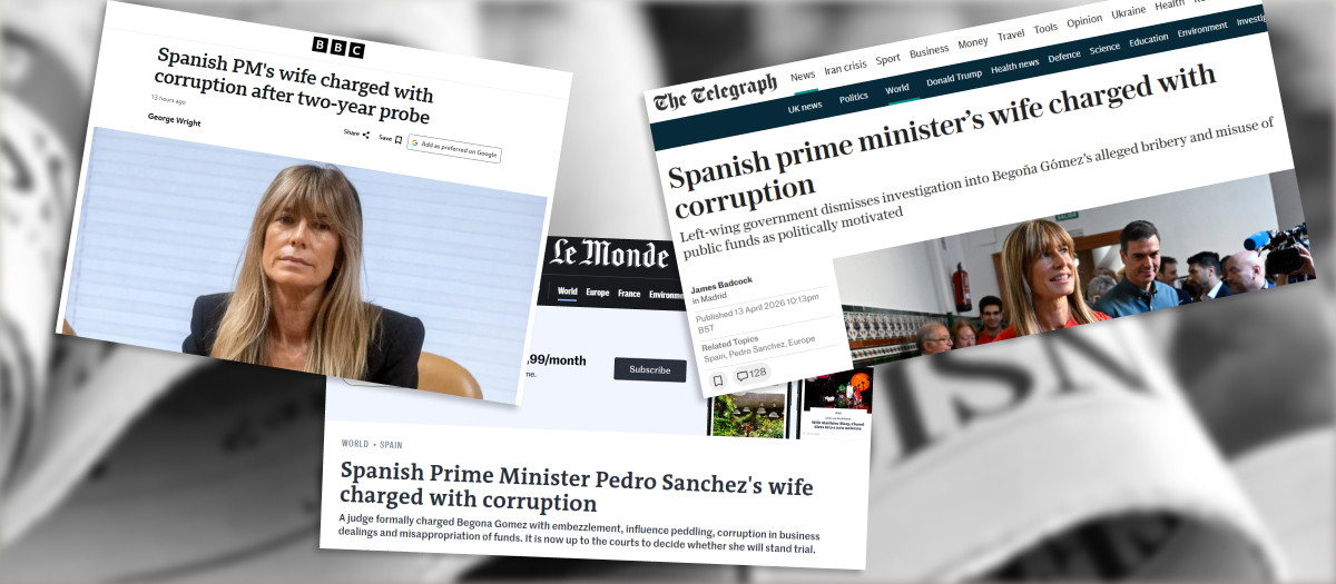 Varios medios internacionales se han hecho eco del procesamiento de Begoña Gómez