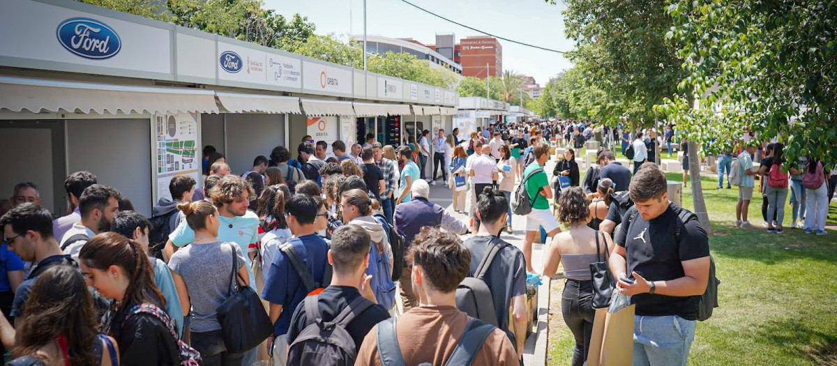 Imagen de archivo de un Foro de Empleo de la UPV