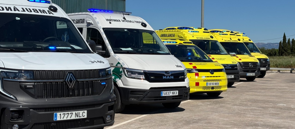 Las nuevas ambulancias del SEM