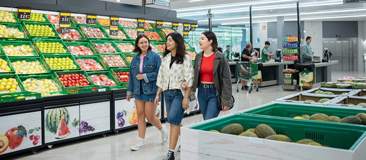 Imagen tomada en un supermercado de Mercadona