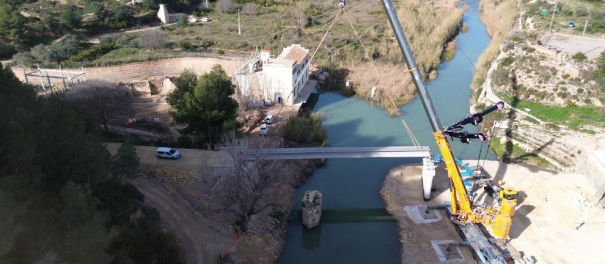 Imagen de los trabajos de reconstrucción por la dana de Valencia