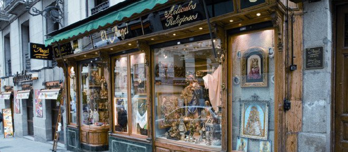 Tienda de arte sacro El Ángel, inaugurada en 1867