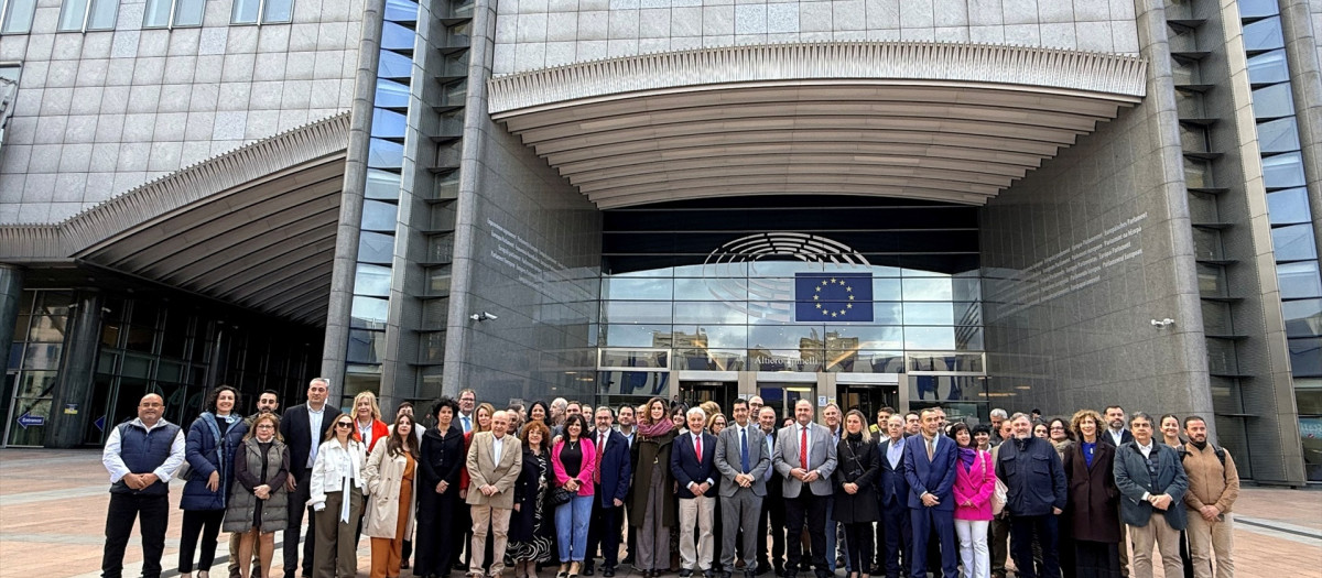 El vicepresidente segundo del Gobierno de Castilla-La Mancha, José Manuel Caballero, en Bruselas