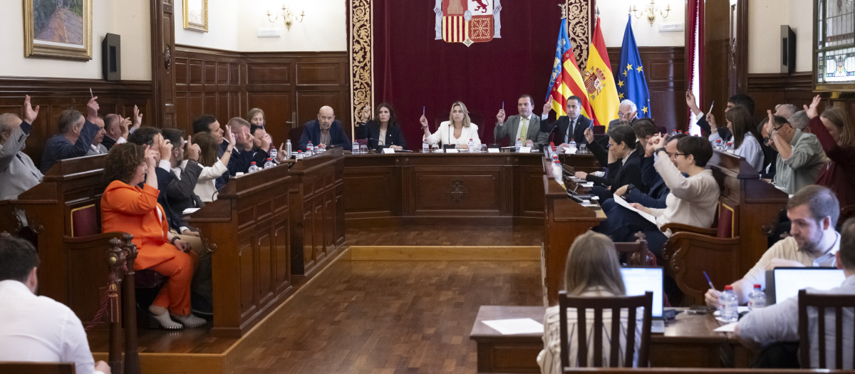 Imagen de archivo del pleno ordinario del mes de abril