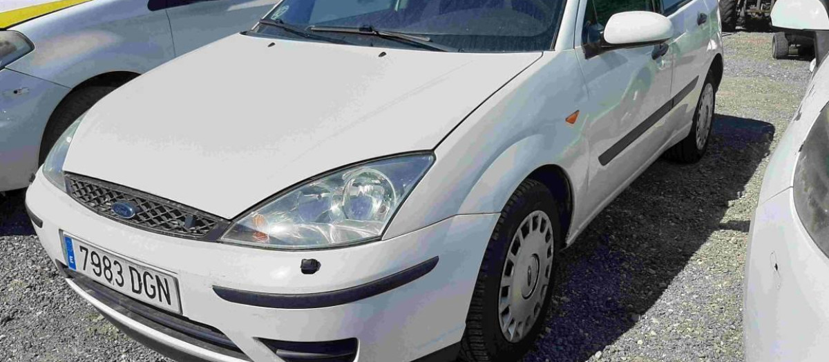 Un Ford Focus con más de 20 años, de 2005