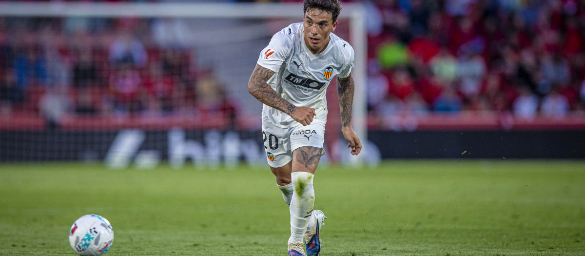 Imagen de Renzo Sarabia, jugador del Valencia CF