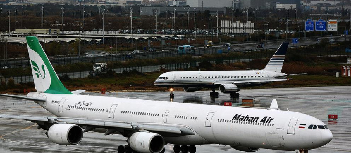 Dos aeronaves en el aeropuerto Imán Jomeini de Teherán
