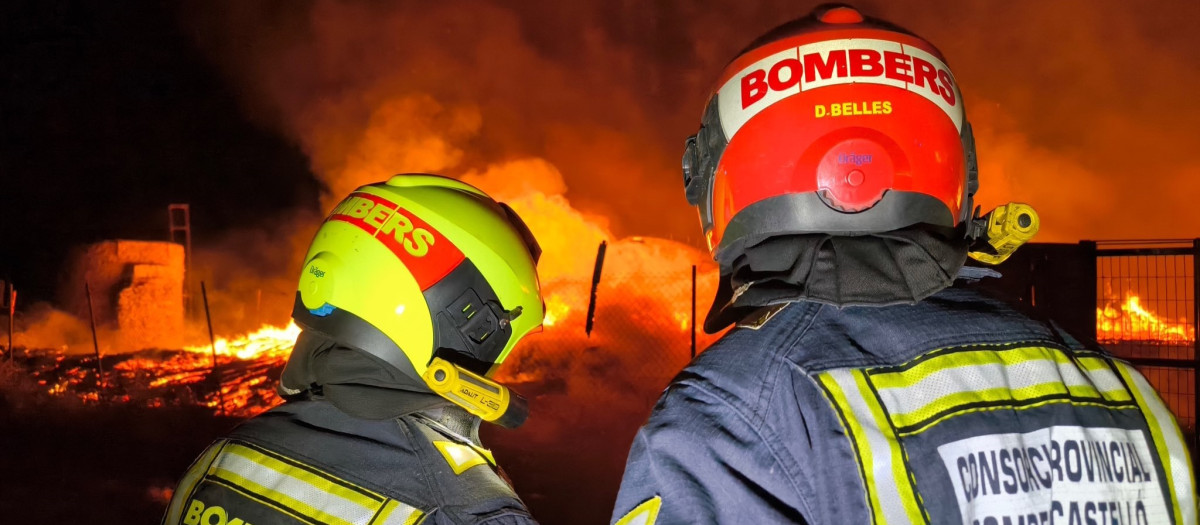 Imagen de uno de los incendios