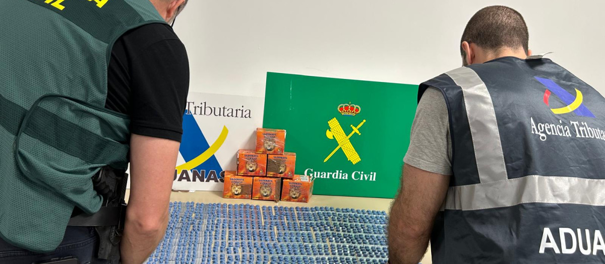 Imagen de las pastillas incautadas en el aeropuerto de Palma