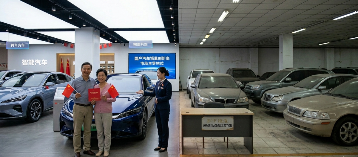 Los coches chinos están desplazando a los europeos