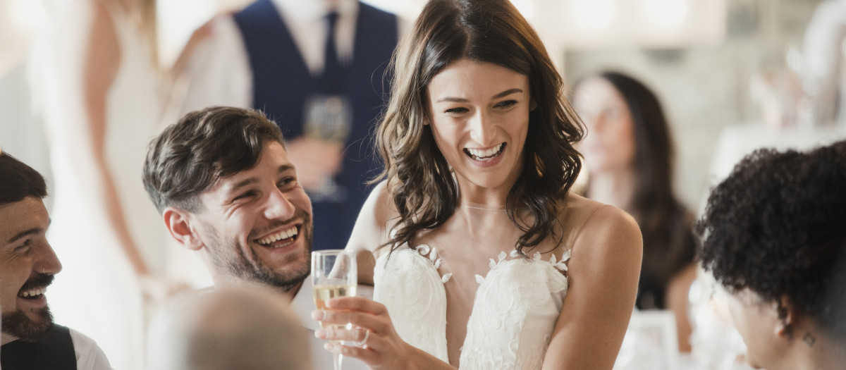 Una novia el día de su boda