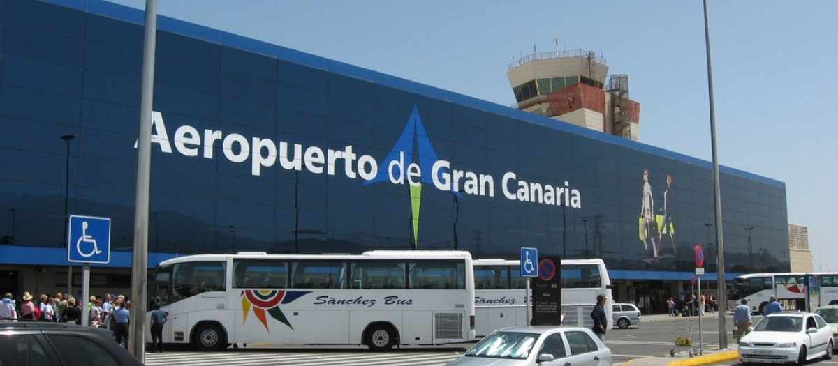 Una imagen de archivo del aeropuerto de Gran Canaria