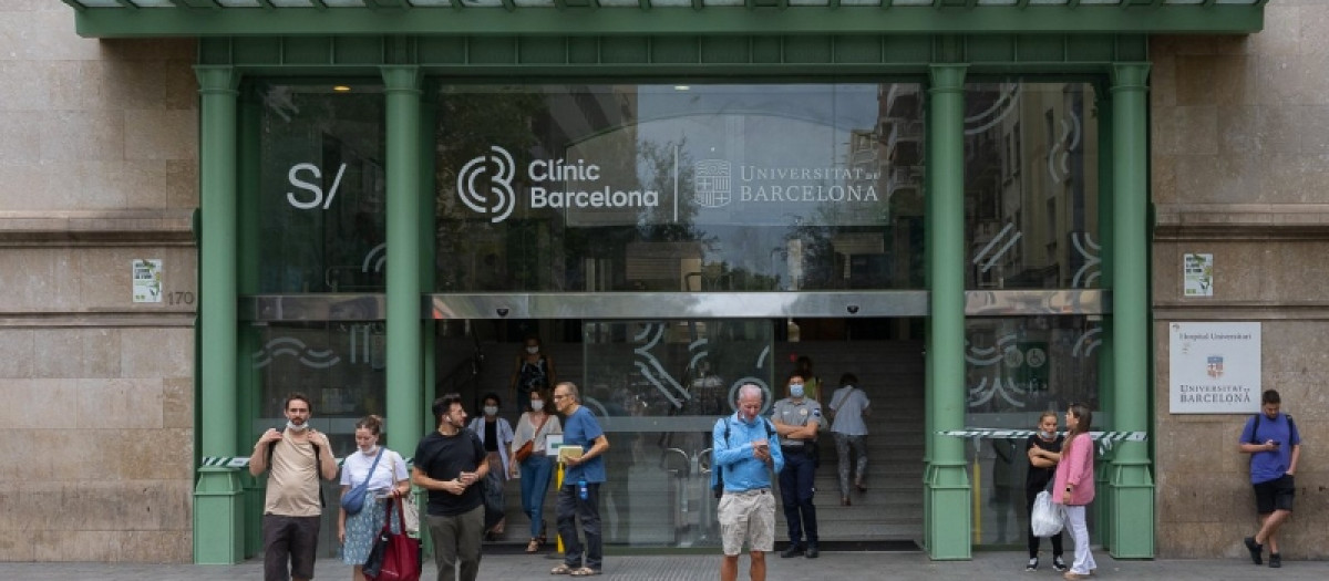 Imagen de archivo del Hospital Clínic de Barcelona