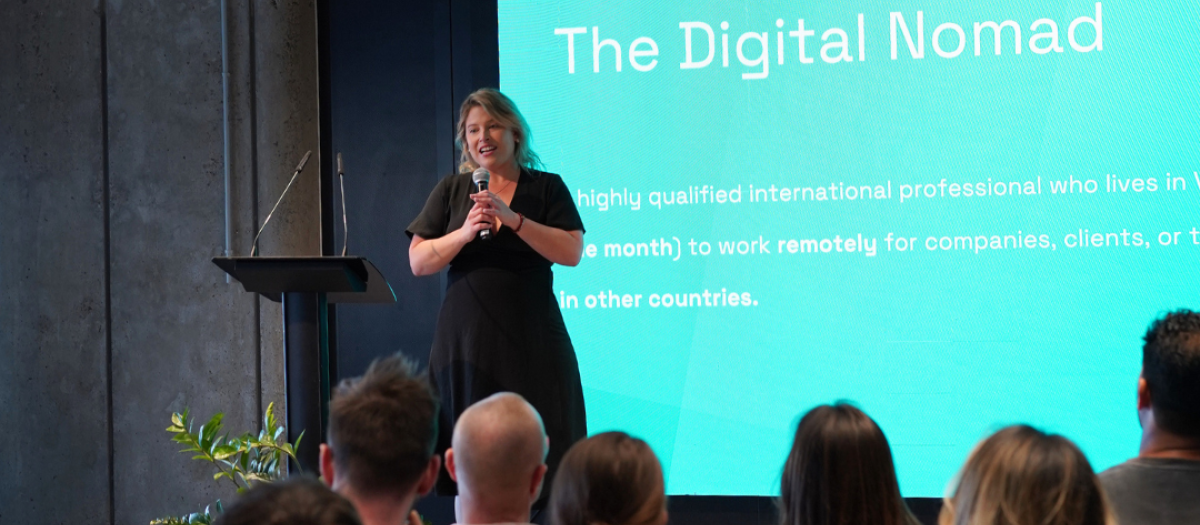 Imagen de la charla 'The Digital Nomad' organizada por The Terminal Hub