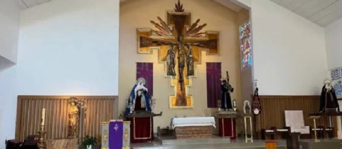 Interior de la iglesia de San José en Fuengirola