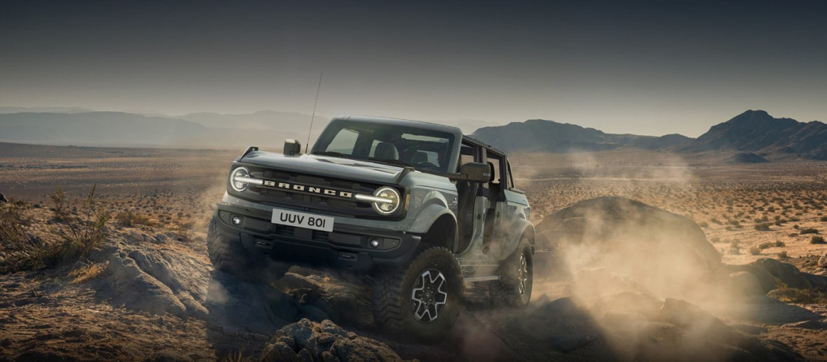Imagen del Ford Bronco que se producirá en la fábrica de Almussafes.