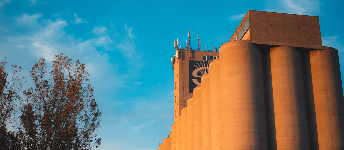 Imagen de archivo de un silo de hormigón