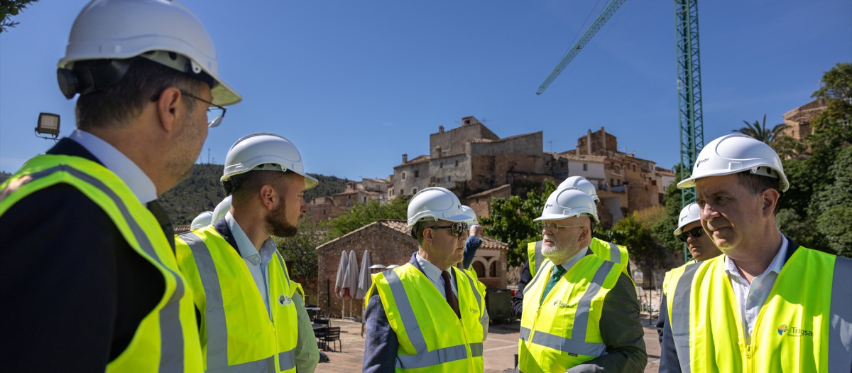 El presidente regional, Emiliano García-Page, visita Letur