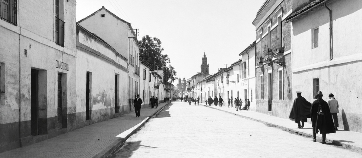 Aspecto de la calle María Auxiliadora
