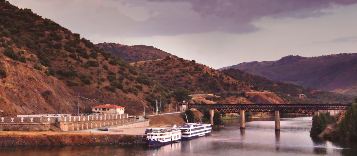 Puerto fluvial de Vega Terrón, en La Fregeneda, Salamanca