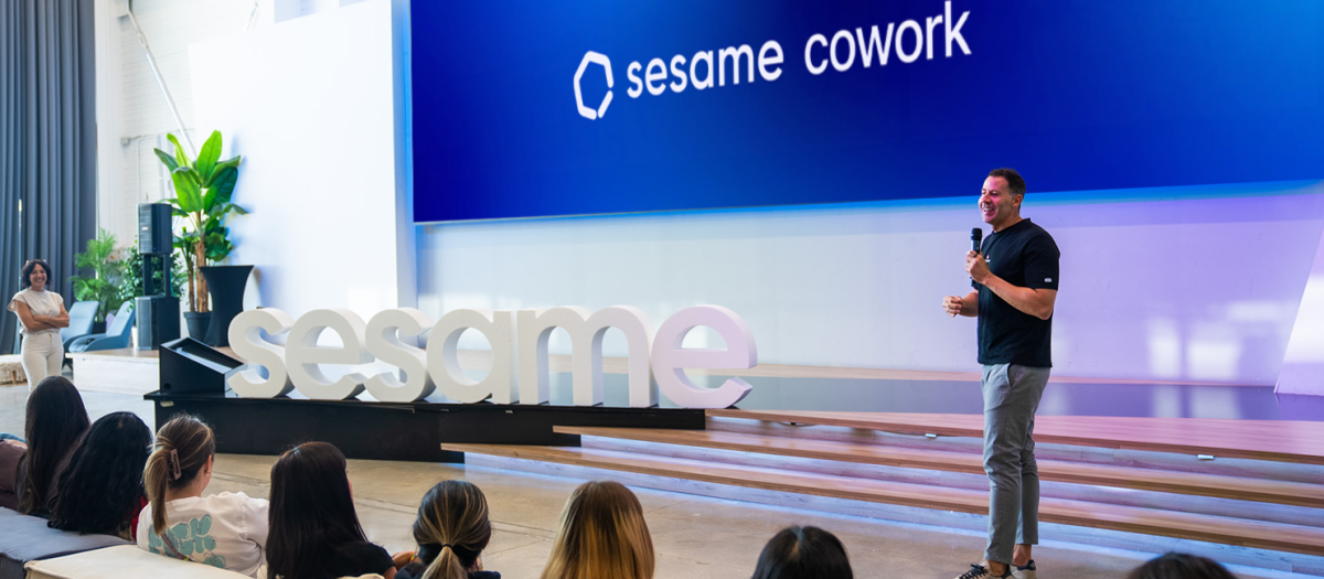 Albert Soriano, CEO de Sesame, durante la presentación