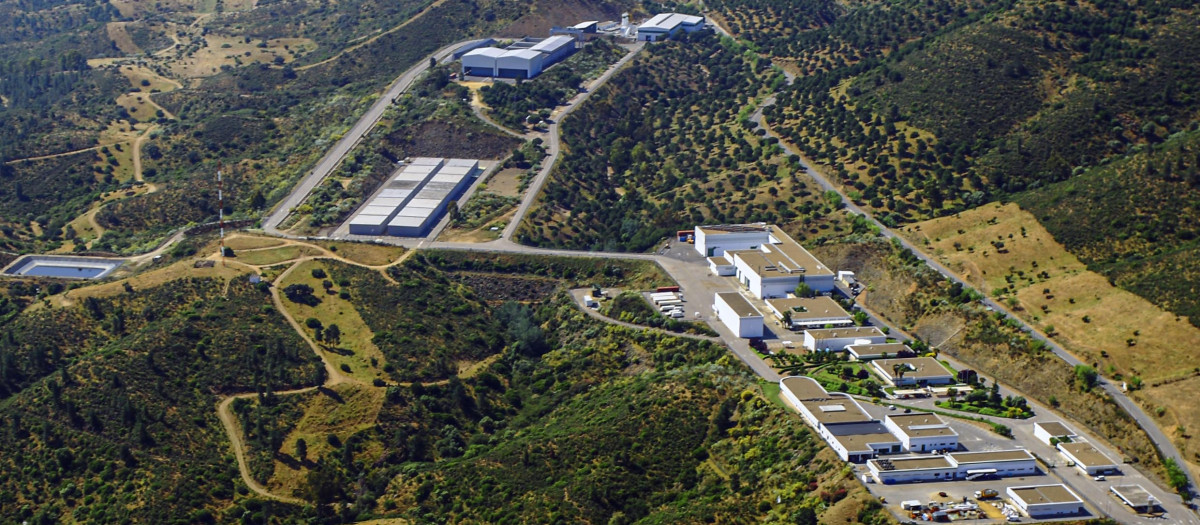 Vista aérea de las instalaciones de El Cabril