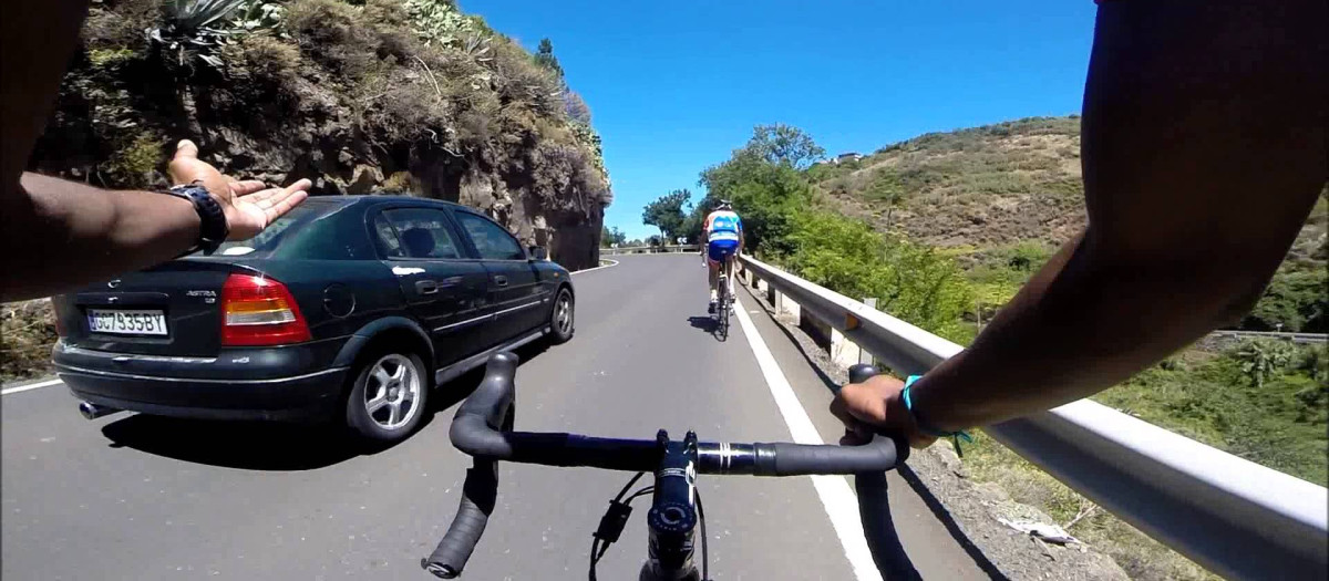 Problemas entre un ciclista y un conductor
