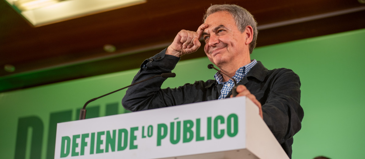 El expresidente del Gobierno, José Luis Rodríguez Zapatero