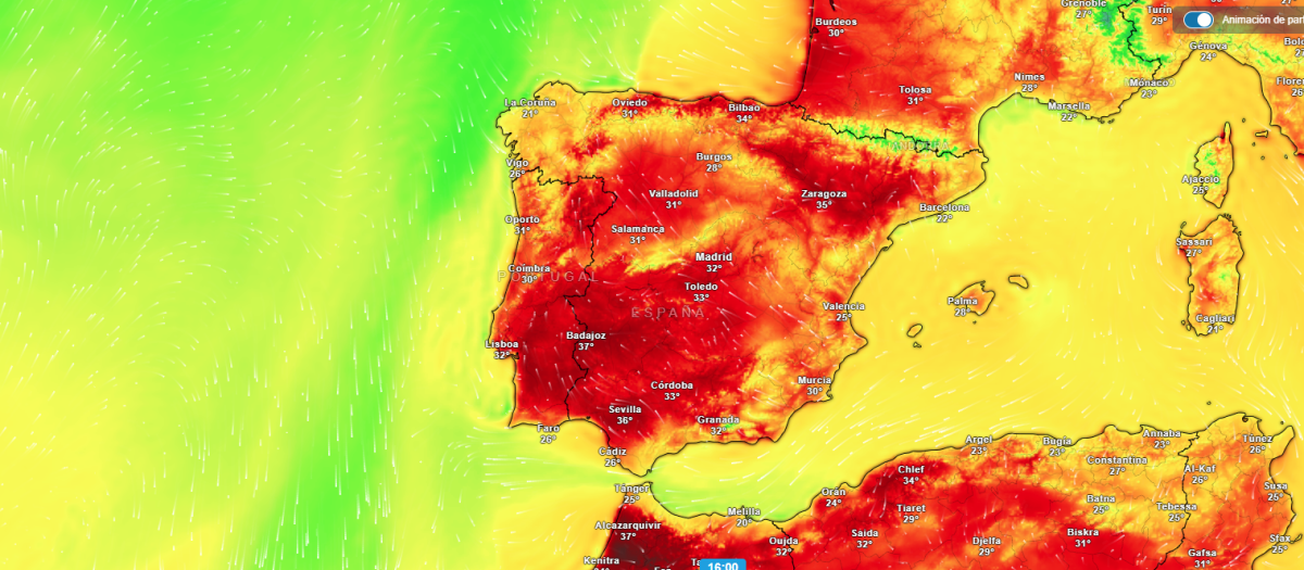 Temperaturas máximas para este viernes
