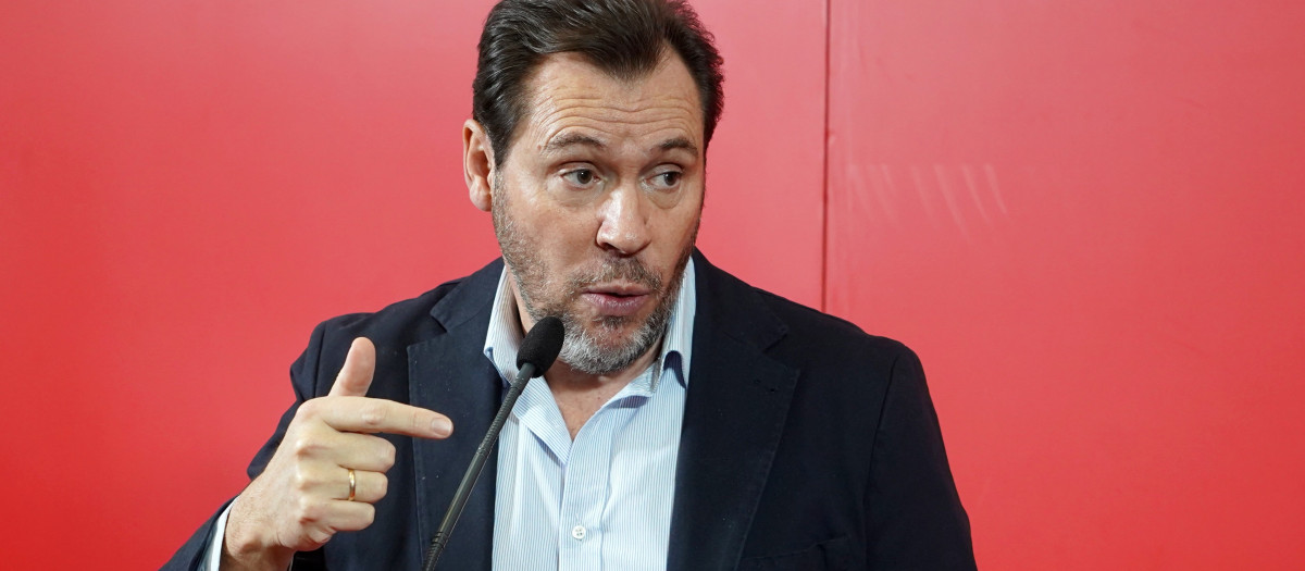 El ministro de Transportes y Movilidad Sostenible, Óscar Puente