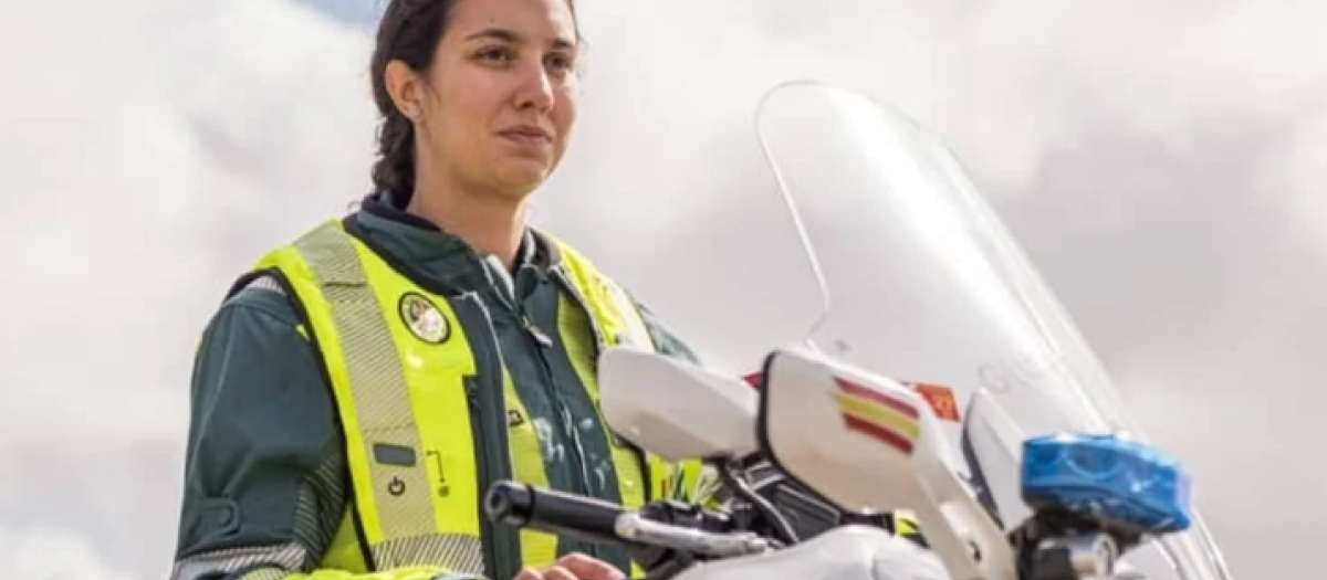 Imagen de la agente de la Guardia Civil