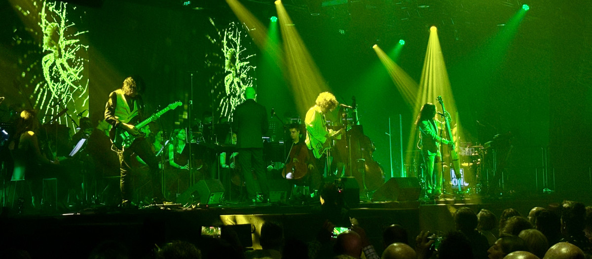 Imagen del concierto celebrado este sábado en el Roig Arena