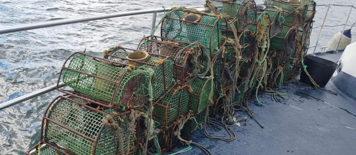 Guardacostas de Galicia retira 783 aparatos de pesca no autorizados y casi 670 kilos de pulpo

REMITIDA / HANDOUT por GARDACOSTAS DE GALICIA
Fotografía remitida a medios de comunicación exclusivamente para ilustrar la noticia a la que hace referencia la imagen, y citando la procedencia de la imagen en la firma
24/5/2026