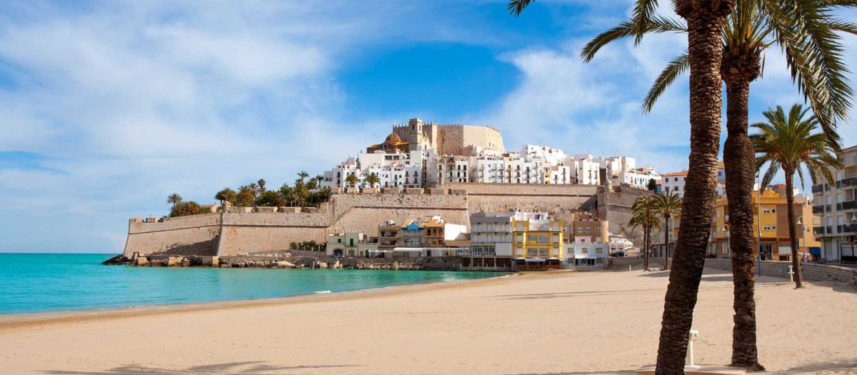Imagen de archivo de la playa de Peñíscola