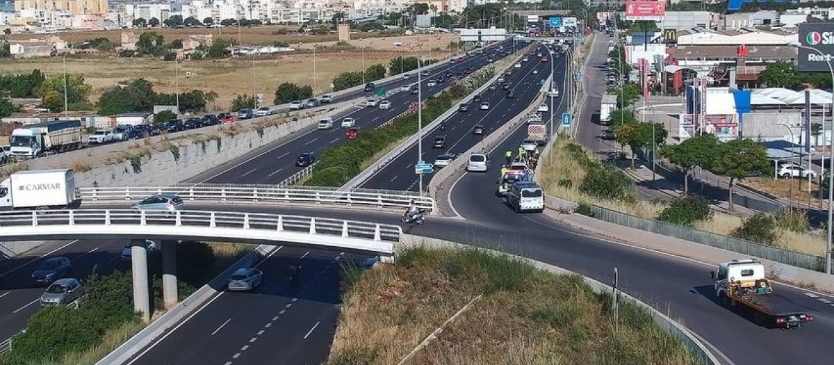 Imagen de la zona en la que ha ocurrido el terrible accidente