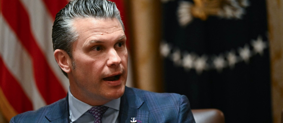 El secretario de Defensa de Estados Unidos, Pete Hegseth