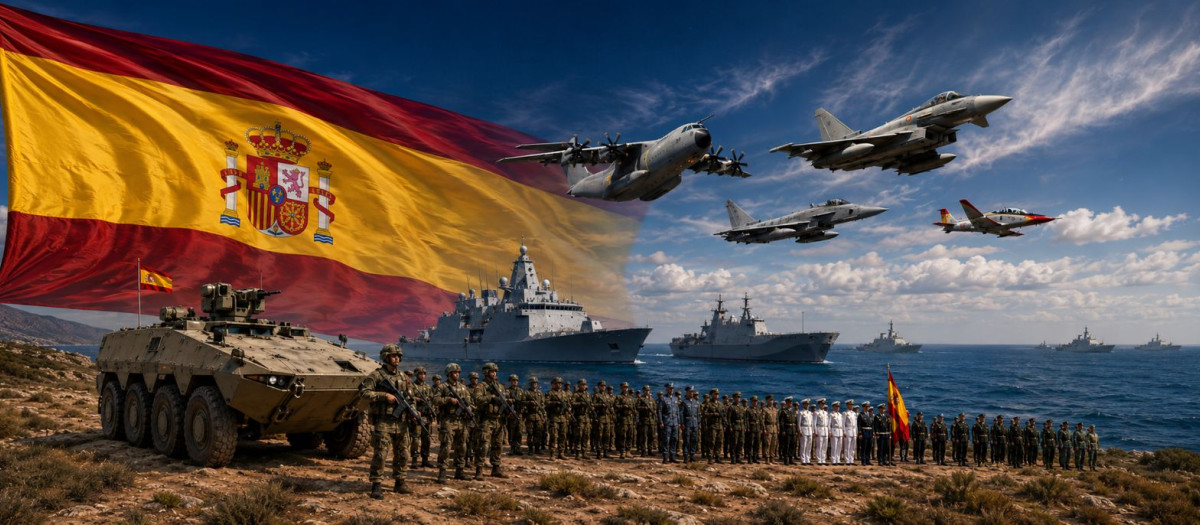 El Día de las Fuerzas Armadas (DIFAS) reunirá este año a 4.090 militares y agentes, 3.402 hombres y 344 mujeres