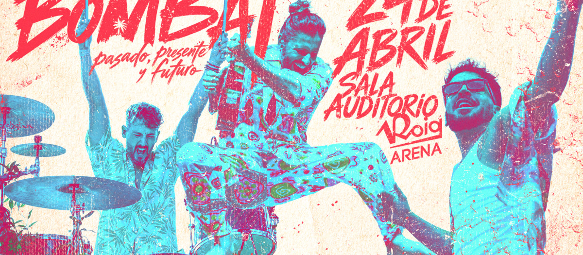 Imagen del cartel del grupo Bombai