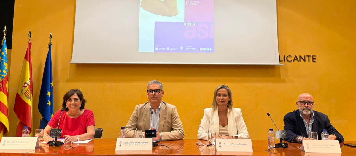 Presentación de la maratón de donación de sangre en el MARQ