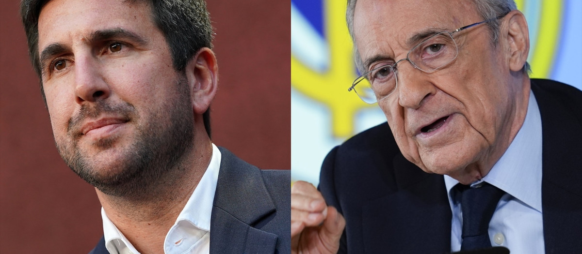 Enrique Riquelme y Florentino Pérez, candidatos a la presidencia del Real Madrid