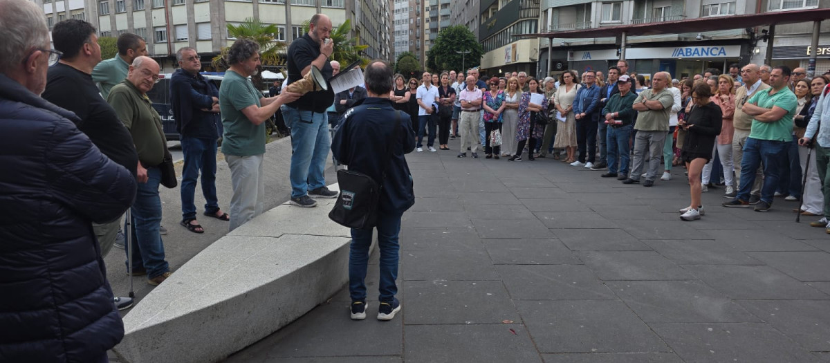 Concentración en Santiago de Compostela